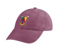 MGDIFYXAA Berretto da Baseball Rosso Unisex, Bandiera Cotone Baseball cap,Casuale Visiera Bandiera del Camerun Sport cap Hip Hop Cappello,Running Cappellini per Ciclismo, Pesca