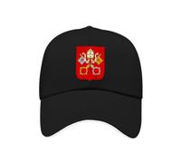 MGDIFYXAA Cappellini da Baseball Trucker in Cotone per Uomo e Donna - Bandiera della Città del Vaticano, Cappellini Estivi Regolabili per Golf, Tennis, Sport e allenamenti all'aperto, Colore Nero