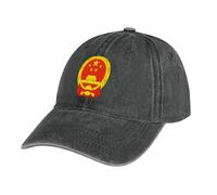MGDIFYXAA Cappellino da Baseball Uomo Estivo Bandiera Cappelli Unisex Traspirante Nero Trucker Cappello da Baseball con la Bandiera della Repubblica Popolare Cinese Visiera Berretto Donna Hip Hop cap