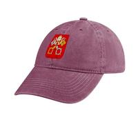 MGDIFYXAA Cappello da Baseball Bandiera Uomo con Visiera Unisex Cotone Bandiera della Città del Vaticano Casuale Berretto Cappellini per Corsa Cappelli con Parasole Berretto da Tennis Rosso
