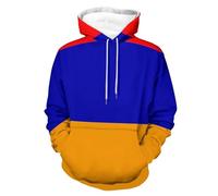 MGDIFYXAA Felpa da Uomo con Cappuccio, a Maniche Lunghe,Bandiera dell'Armenia, da Uomo, con Cappuccio, con Tasche, Felpa Traspirante, Leggera, Casual, Abbigliamento Sportivo 5XL