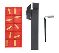 MGEHR1616-2 Portautensili per tornitura CNC da 100 mm 10 pezzi MGMN200-G inserti + chiave piccola barra di alesatura per utensili di semifinitura e finitura dell'acciaio