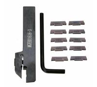 MGEHR1616-3 Tornio Girevole Supporto Barra Perforare 10pk MGMN300 Kit Inserto