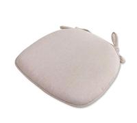 MGEMJMJ Cuscino della Sedia con Legami per Sedie da Pranzo - Cuscino per Sedie da Cucina Non Slip E Sedile con Copertura Lavabile in Lavatrice(Size:43X41X35cm,Color:White, 1)