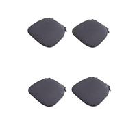 MGEMJMJ Cuscino della Sedia con Legami per Sedie da Pranzo - Cuscino per Sedie da Cucina Non Slip E Sedile con Copertura Lavabile in Lavatrice(Size:43X41X35cm,Color:Black, 4)