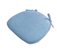 MGEMJMJ Cuscino della Sedia con Legami per Sedie da Pranzo - Cuscino per Sedie da Cucina Non Slip E Sedile con Copertura Lavabile in Lavatrice(Size:43X41X35cm,Color:Light Blue, 1)