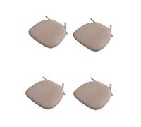 MGEMJMJ Cuscino della Sedia con Legami per Sedie da Pranzo - Cuscino per Sedie da Cucina Non Slip E Sedile con Copertura Lavabile in Lavatrice(Size:43X41X35cm,Color:Khaki, 4)