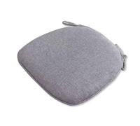 MGEMJMJ Cuscino della Sedia con Legami per Sedie da Pranzo - Cuscino per Sedie da Cucina Non Slip E Sedile con Copertura Lavabile in Lavatrice(Size:43X41X35cm,Color:Grey, 1)