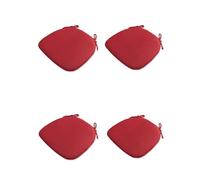MGEMJMJ Cuscino della Sedia con Legami per Sedie da Pranzo - Cuscino per Sedie da Cucina Non Slip E Sedile con Copertura Lavabile in Lavatrice(Size:43X41X35cm,Color:Red, 4)