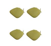 MGEMJMJ Cuscino della Sedia con Legami per Sedie da Pranzo - Cuscino per Sedie da Cucina Non Slip E Sedile con Copertura Lavabile in Lavatrice(Size:43X41X35cm,Color:Green,4)
