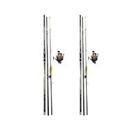 Mgfishing Kit Pesca surfcasting 2 Canne TRABUCCO SONIC 4,20mt 200gr + 2 Mulinelli TRABUCCO OCEANIC 8000