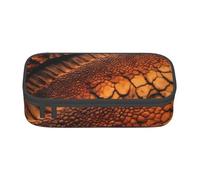 MGGAklp Astuccio per matite con stampa di dinosauri, con cerniera, materiale scolastico per ragazze e ragazzi, Nero , Taglia unica, Organizer per borse
