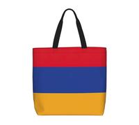 MGGAklp Borsa di totalizzatore della stampa della bandiera dell'Armenia con le borse riutilizzabili alla moda della spalla della chiusura lampo per il lavoro di shopping, le vacanze