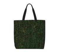 MGGAklp Borsa di totalizzatore della stampa della formula di matematica con le borse riutilizzabili alla moda della spalla della chiusura lampo per il lavoro di acquisto,