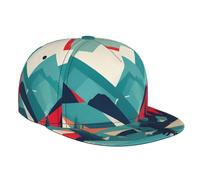 MGGAklp Cappello da baseball da viaggio con stampa paesaggio montagna regolabile per esterno cappello da sole estivo unisex nero