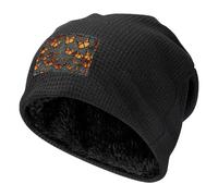 MGGAklp Heaps of Orange Monarch Butterflies Print Waffle Pullover Hat Soft Warm Lightweight Winter Outdoor Cap Seasonal Accessory, Nero , Taglia unica