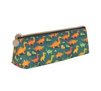 MGGAklp Molti piccoli dinosauri stampa astuccio con cerniera ufficio cancelleria organizzatore e viaggio per donne uomini