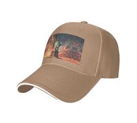 MGGAklp Statua della Libertà in NYC Stampa Regolabile Classico Casquette Cappello con Moda per Camionista Unisex, Naturale, Taglia unica
