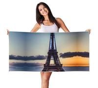 MGGAklp Torre Eiffel Stampa Ad Asciugatura Rapida Sabbia Libero Leggero Telo Da Spiaggia Per Adulti Donne Vi