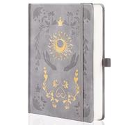 MGGAO Quaderno a puntini per donne e uomini, quaderni per scrivere, quaderno a puntini estetico A5 per lavoro, viaggi, scuola, 190 pagine numerate, 14,7 x 21,4 cm