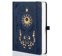 MGGAO Quaderno a puntini per donne e uomini, quaderni per scrivere, quaderno a puntini estetico A5 per lavoro, viaggi, scuola, 190 pagine numerate, 14,7 x 21,4 cm