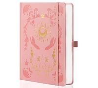 MGGAO Taccuino a righe per donne e uomini, diari per scrivere, A5, quaderno a righe per lavoro, viaggi, scuola, 318 pagine numerate, 14,7 x 21,3 cm