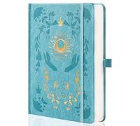 MGGAO Taccuino a righe per donne e uomini, diari per scrivere, A5, quaderno a righe per lavoro, viaggi, scuola, 318 pagine numerate, 14,7 x 21,3 cm