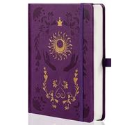 MGGAO Taccuino a righe per donne e uomini, diari per scrivere, A5, quaderno a righe per lavoro, viaggi, scuola, 318 pagine numerate, 14,7 x 21,3 cm