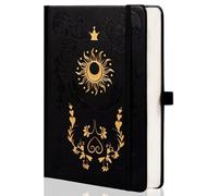 MGGAO Taccuino a righe per donne e uomini, diari per scrivere, A5, quaderno a righe per lavoro, viaggi, scuola, 318 pagine numerate, 14,7 x 21,3 cm