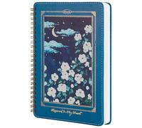 MGGAO Taccuino a Spirale per Donna, Taccuini Rilegati in Pelle A5 Resistenti, 200 Pagine A Righe, Taccuini Carini per il Materiale Scolastico Perfetto, 15,5 x 21 cm