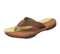 MGGMOKAY Infradito Uomo Sportive Beach Sandali Spiaggia Infradito per Sostegno dell'Arco,Marrone Verde,45