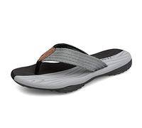 MGGMOKAY Infradito Uomo Sportive Beach Sandali Spiaggia Infradito per Sostegno dell'Arco,Nero Grigio,40