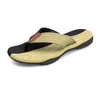 MGGMOKAY Infradito Uomo Sportive Beach Sandali Spiaggia Infradito per Sostegno dell'Arco,Nero Verde,43