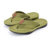 MGGMOKAY Infradito Uomo Sportive Beach Sandali Spiaggia Infradito per Sostegno dell'Arco,Verde,41