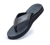 MGGMOKAY Infradito Uomo Supporto Arco Beach Sandali Estive Comode Pantofole,Nero,42
