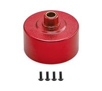 MGHGFYTAS Accessori Auto RC Compatibile con Arrma 6S 1/8 per Kraton per Senton per Talion 1/7 RC Auto Parti di Aggiornamento Accessori Custodia in Metallo Diff(Red)