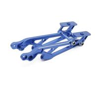 MGHGFYTAS Accessori Auto RC Compatibile con Arrma 6S per KRATON per Typhon per Talion per Notorious 1/8 RC Car Parti di Aggiornamento Set di Montaggio Ala Posteriore in Metallo(Blue)