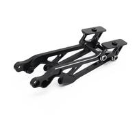 MGHGFYTAS Accessori Auto RC Compatibile con Arrma 6S per KRATON per Typhon per Talion per Notorious 1/8 RC Car Parti di Aggiornamento Set di Montaggio Ala Posteriore in Metallo(Black)