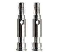MGHGFYTAS Accessori Auto RC Compatibile con ARRMA per Gorgon 2WD 1/10 RC Auto Aggiornamento Parti di Ricambio Accessori in Metallo Assale Anteriore Mandrini Assale Anteriore(Silver)