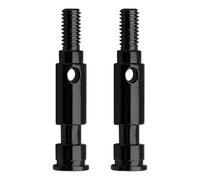 MGHGFYTAS Accessori Auto RC Compatibile con ARRMA per Gorgon 2WD 1/10 RC Auto Aggiornamento Parti di Ricambio Accessori in Metallo Assale Anteriore Mandrini Assale Anteriore(Black)