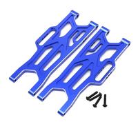 MGHGFYTAS Accessori Auto RC Compatibile con Arrma per Kraton per BLX 4X4 4S V2 1/10 RC Auto Parti di Aggiornamento Accessori Braccio di Sospensione Anteriore in Metallo(Blue)