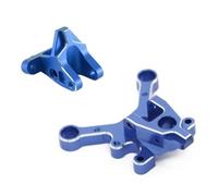 MGHGFYTAS Accessori Auto RC Compatibile con Arrma per Kraton per Typhon 6S 1/8 1/7 RC Auto Parti di Aggiornamento Accessori Centro in Metallo Brace Montaggio Anteriore E Posteriore(Blue)