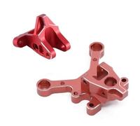 MGHGFYTAS Accessori Auto RC Compatibile con Arrma per Kraton per Typhon 6S 1/8 1/7 RC Auto Parti di Aggiornamento Accessori Centro in Metallo Brace Montaggio Anteriore E Posteriore(Red)