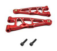 MGHGFYTAS Accessori Auto RC Compatibile con Arrma per Mini per Kraton 1/16 Rc Accessori per La Modifica Dell'aggiornamento Dell'auto Parti Kit Braccio Inferiore Anteriore(Red)