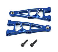 MGHGFYTAS Accessori Auto RC Compatibile con ARRMA per Mini per Kraton 1/16 RC Accessori per Parti di Aggiornamento per Auto Braccio Inferiore Anteriore in Metallo(Blue)