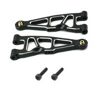 MGHGFYTAS Accessori Auto RC Compatibile con ARRMA per Mini per Kraton 1/16 RC Accessori per Parti di Aggiornamento per Auto Braccio Inferiore Anteriore in Metallo(Black)