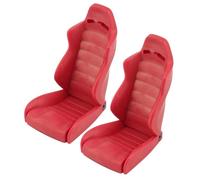 MGHGFYTAS Accessori Auto RC Compatibile con Axial per SCX10 per Wraith RR10 per Traxxas per TRX4 1/10 RC Auto Parti di Aggiornamento Accessori Cab Driver per Il Sedile(Red)