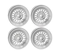 MGHGFYTAS Accessori Auto RC Compatibile con Axial per SCX24 per TRX4M per RedCat 1/24 1/18 RC Car Upgrade Parts Accessories Mozzo Ruota da 1,3 Pollici(Silver)