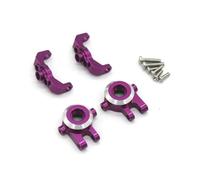 MGHGFYTAS Accessori Auto RC Compatibile con JJRC C8801 C8808 C8809 AX8560 per TRX4M 1/18 RC con Accessori di Aggiornamento Parti Tazza di Sterzo in Metallo C-Seat(Purple)