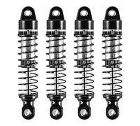 MGHGFYTAS Accessori Auto RC Compatibile con JJRC C8801 C8809 per TRX-4M 1/18 Rc Auto Accessori di Aggiornamento Parti Componenti Ammortizzatore Idraulico in Metallo(Black)
